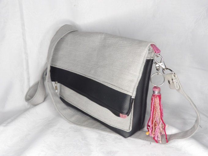 Sac Bandouilière Plié Bi Matière
