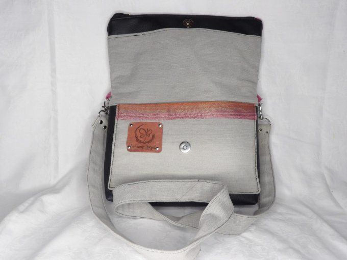 Sac Bandouilière Plié Bi Matière