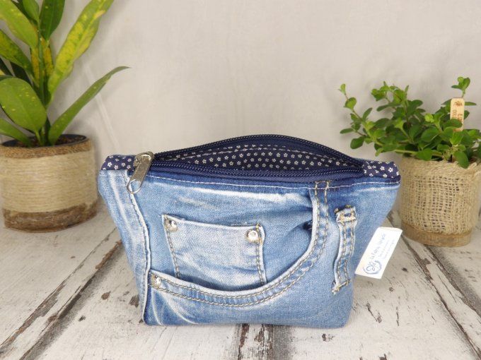 Les P'tites Trousses Trapèze en Jeans