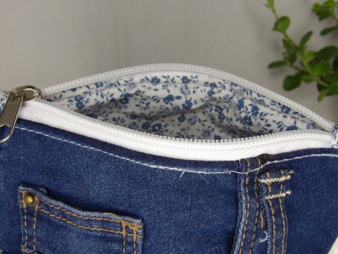Les P'tites Trousses Trapèze en Jeans