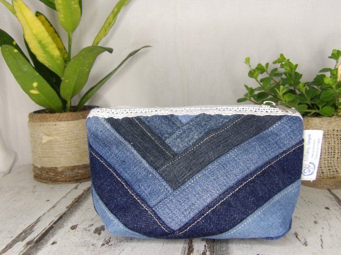 Les P'tites Trousses Trapèze en Jeans