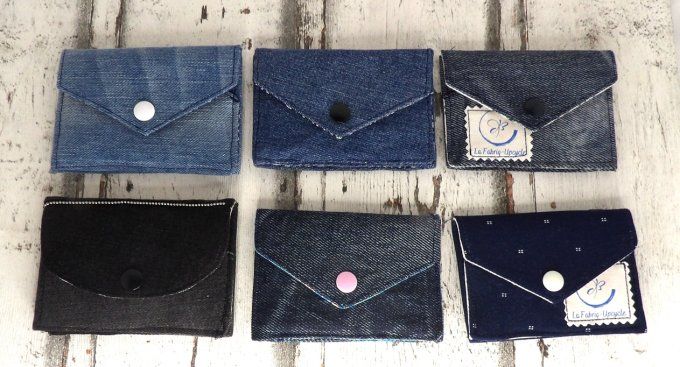 Le P'tit Porte-Cartes en Jean Upcyclé